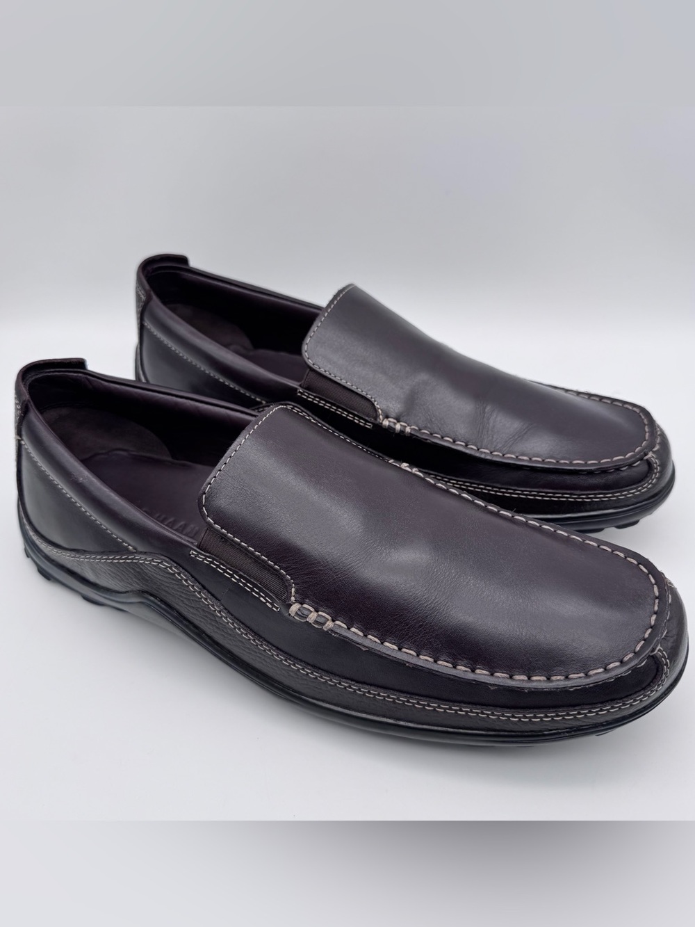 Cole Haan Men's Loafers Tucker Venetian Brown Leather C04059 Size 10.5 M Slip On
